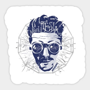 Mad Scientist - Tesla Sticker